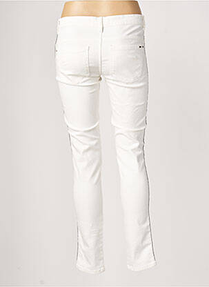 Jeans coupe slim slim taille normale blanc I.CODE (By IKKS) femme