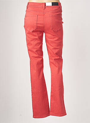 Pantalon droit stretch taille normale rouge DIANE LAURY femme