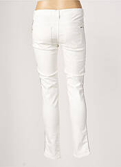 Jeans coupe slim blanc I.CODE (By IKKS) pour femme seconde vue