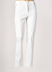 Pantalon droit blanc ANNE KELLY pour femme seconde vue