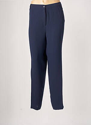 Pantalon droit bleu ANNE KELLY pour femme