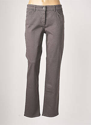 Pantalon droit gris GERRY WEBER pour femme