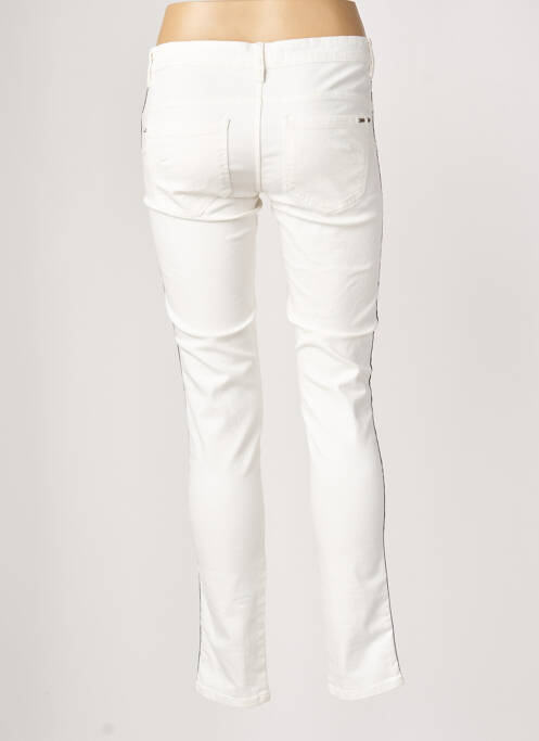 Jeans coupe slim blanc I.CODE (By IKKS) pour femme