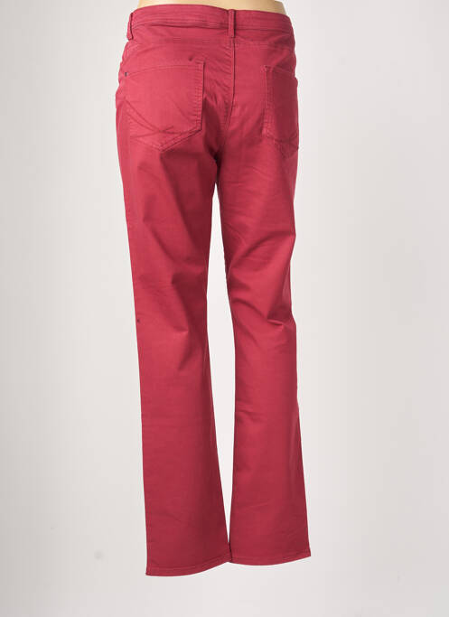 Pantalon droit rouge C'EST BEAU LA VIE pour femme