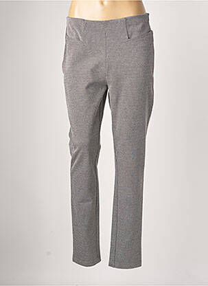 Pantalon slim taille élastique taille haute gris DIANE LAURY femme