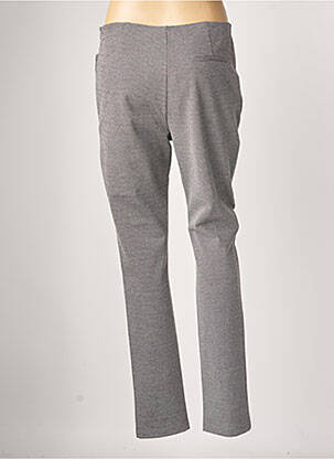 Pantalon slim taille élastique taille haute gris DIANE LAURY femme