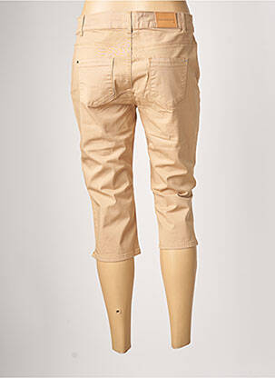 Corsaire tissage popeline taille normale beige C'EST BEAU LA VIE femme