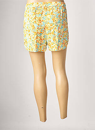Short taille élastique taille haute jaune TIFFOSI femme