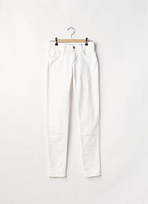 Pantalon slim stretch taille normale blanc TIFFOSI femme