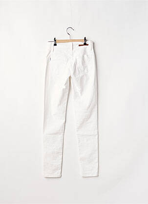Pantalon slim stretch taille normale blanc TIFFOSI femme