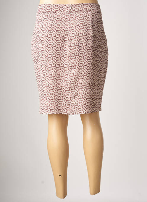 Jupe mi-longue marron ONE STEP pour femme