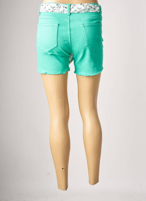 Short vert C'EST BEAU LA VIE pour femme