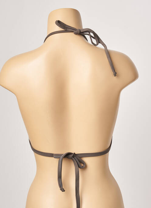 Haut de maillot de bain gris ESCALE À BAHIA pour femme