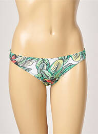 Bas de maillot de bain imprimé tie and dye culotte vert ESCALE À BAHIA femme