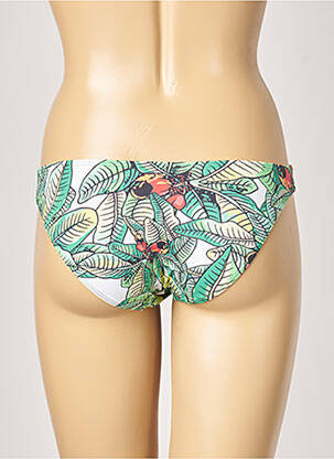 Bas de maillot de bain imprimé tie and dye culotte vert ESCALE À BAHIA femme