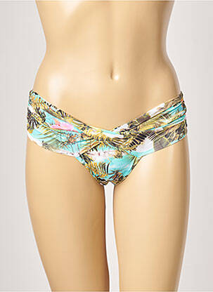 Bas de maillot de bain imprimé tie and dye culotte bleu ESCALE À BAHIA femme