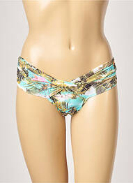 Bas de maillot de bain imprimé tie and dye culotte bleu ESCALE À BAHIA femme