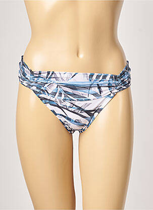Bas de maillot de bain imprimé tie and dye culotte bleu ESCALE À BAHIA femme