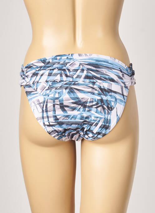 Bas de maillot de bain imprimé tie and dye culotte bleu ESCALE À BAHIA femme