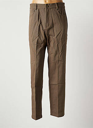 Pantalon slim taille normale taille normale marron GRACE & MILA femme
