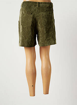 Bermuda coupe droite taille normale vert PAKO LITTO femme