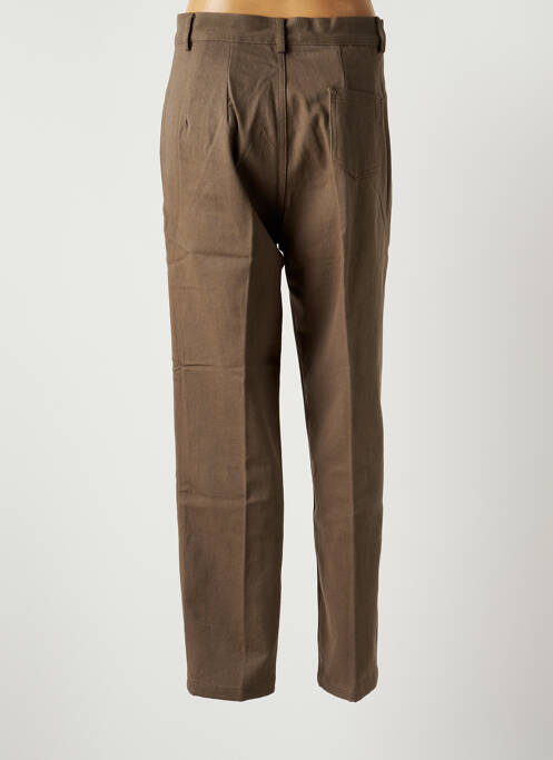 Pantalon slim marron GRACE & MILA pour femme