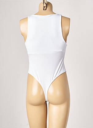 Body col rond sans manche blanc MISS SELFRIDGE femme