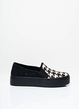 Slip ons talon compensé talon plat jusqu'à 3cm noir DN.SIXTY SEVEN femme
