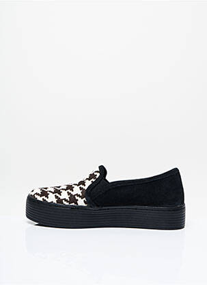Slip ons talon compensé talon plat jusqu'à 3cm noir DN.SIXTY SEVEN femme