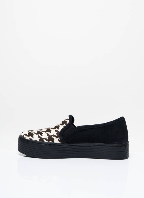 Slip ons talon compensé talon plat jusqu'à 3cm noir DN.SIXTY SEVEN femme
