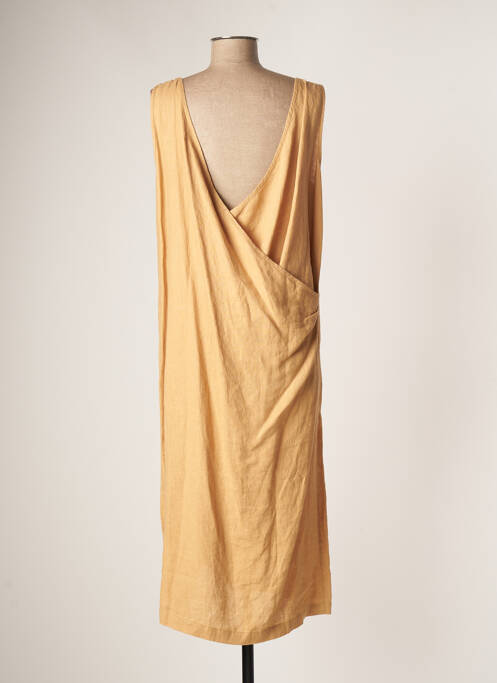 Robe mi-longue beige KOKOMARINA pour femme