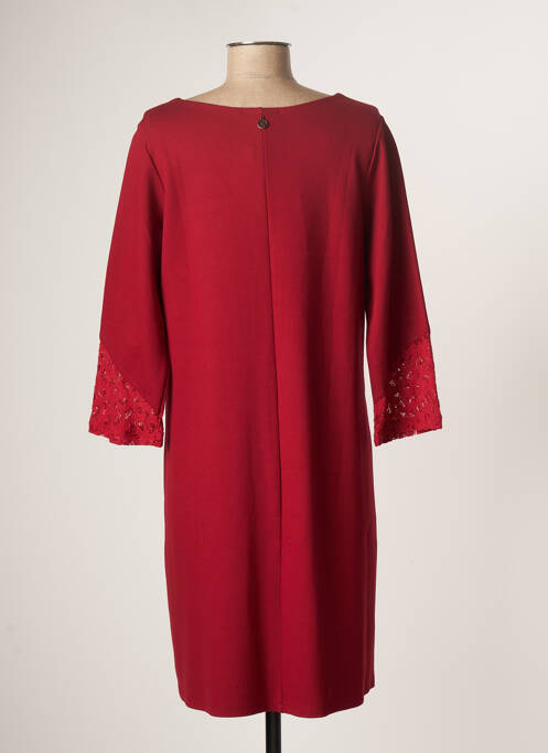 Robe mi-longue rouge MALOKA pour femme