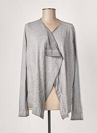 Veste casual coupe droite gris MES SOEURS ET MOI femme