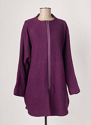 Manteau long violet MASAI pour femme