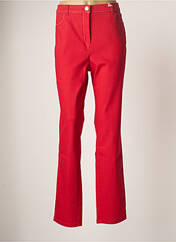 Pantalon droit rouge TONI pour femme seconde vue