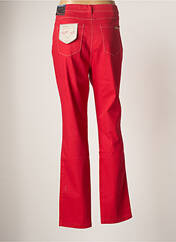 Pantalon droit rouge TONI pour femme seconde vue