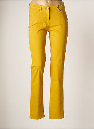 Pantalon slim jaune TONI pour femme