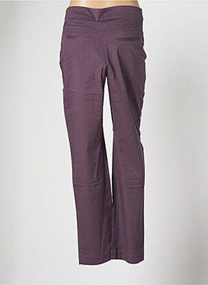 Pantalon chino fermeture zippée sous rabat boutonné taille normale violet ALL BEAUTIFUL femme