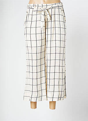 Pantalon 7/8 taille élastique beige RHUM RAISIN femme