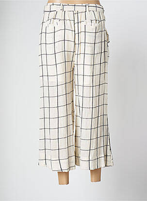 Pantalon 7/8 taille élastique beige RHUM RAISIN femme