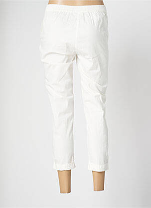 Pantalon 7/8 taille élastique taille normale blanc MASAI femme