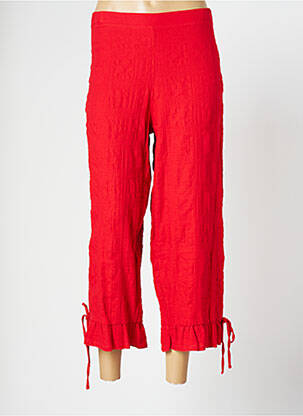 Pantalon 7/8 taille normale taille normale rouge G!OZE femme