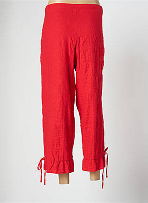 Pantalon 7/8 taille normale taille normale rouge G!OZE femme