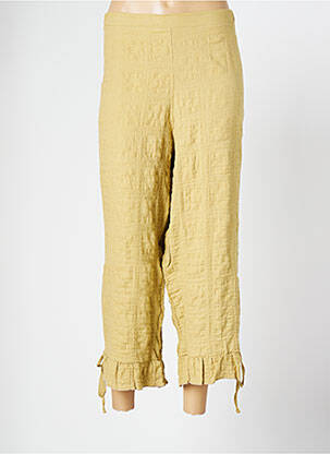 Pantalon 7/8 taille normale taille normale vert G!OZE femme