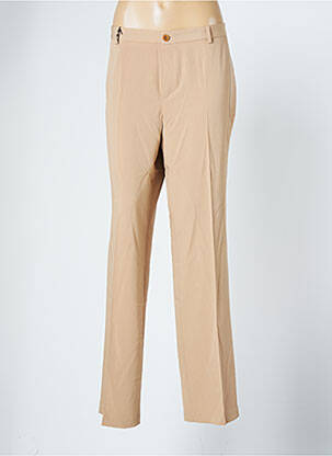 Pantalon droit beige KLEYMAC pour femme