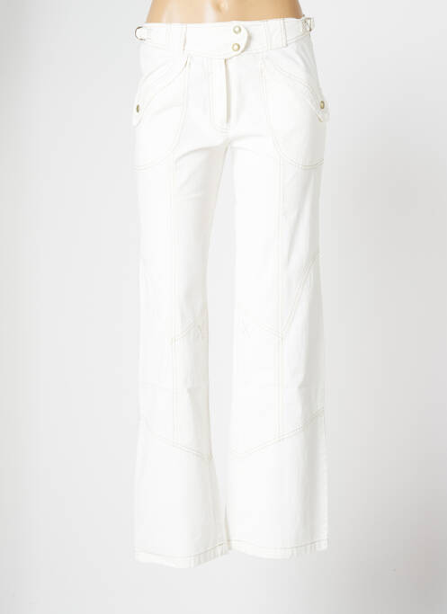 Pantalon droit taille normale taille normale blanc FRED SABATIER femme
