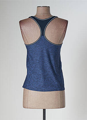 Top stretch sans manche bleu FREYA femme