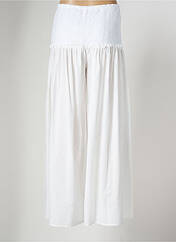 Pantalon large blanc BETTIB pour femme seconde vue