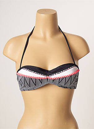 Haut de maillot de bain stretch haut bandeau noir HISTOIRE DE PLAGE femme