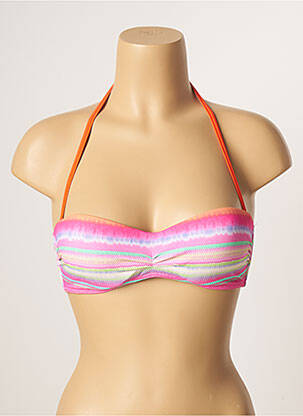 Haut de maillot de bain stretch haut bandeau rose HISTOIRE DE PLAGE femme